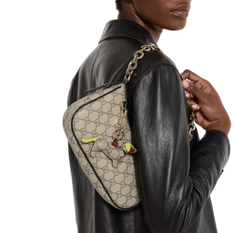 Gucci GG Emblem small shoulder bag