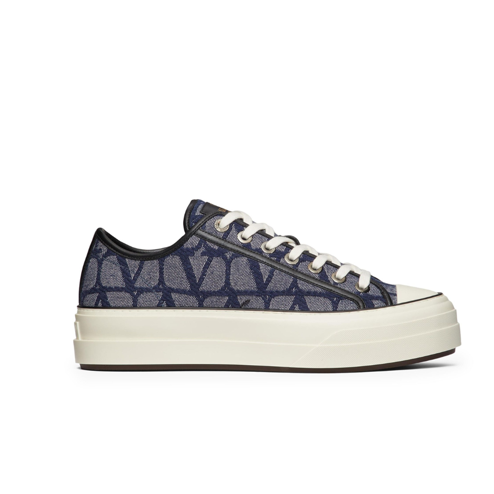 VALENTINO GARAVANI DENIM-EFFECT JACQUARD TOIL