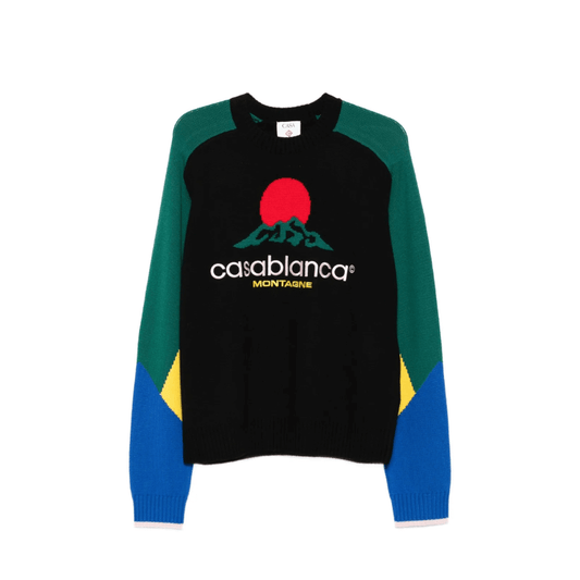 Casablanca logo-embroidered sweater