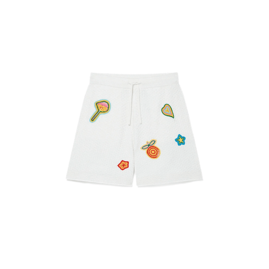 CASABLANCA Motif Crochet Shorts
