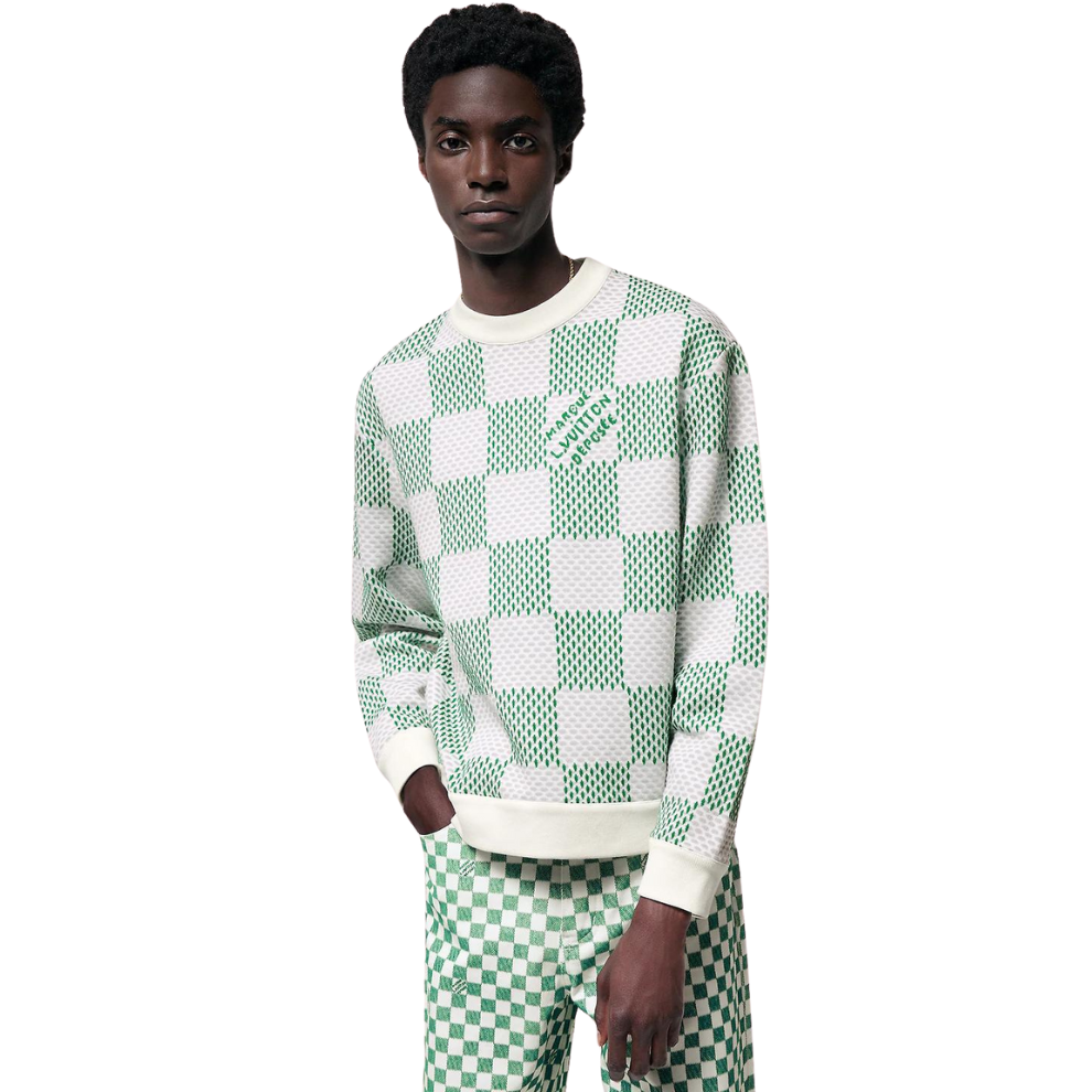 LOUIS VUITTON Damier Cotton Sweatshirt