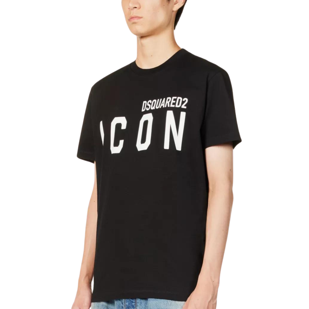 DSQUARED2 Icon logo-print short-sleeve cotton-jersey T-shirt