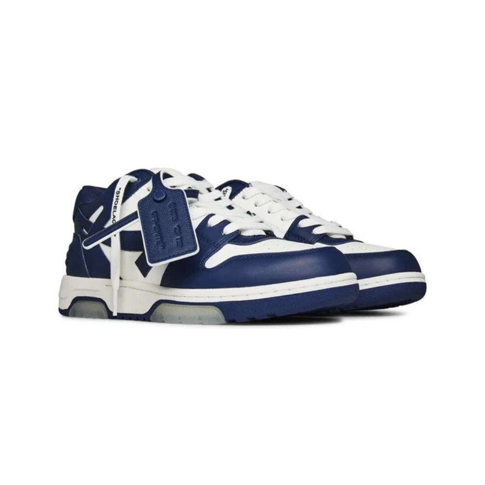 Off-White Out Of Office Navy Blue White Sneakers