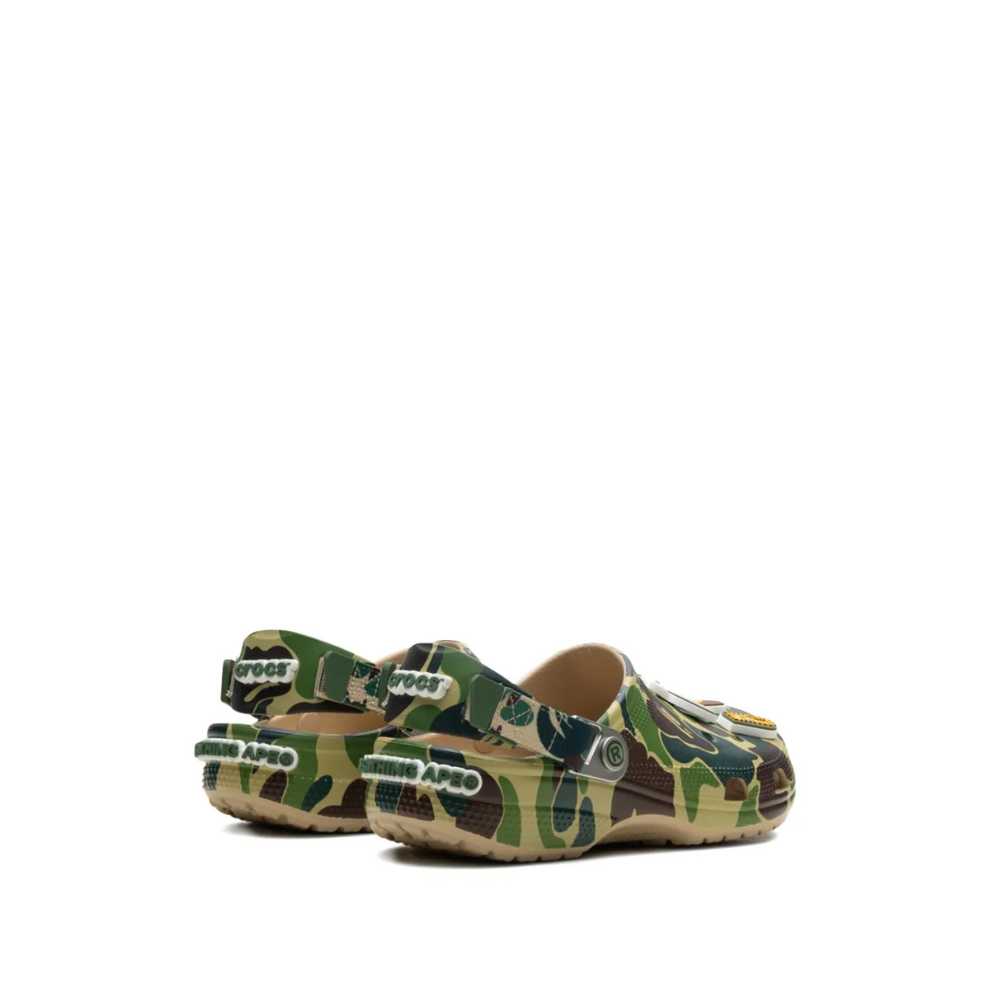 A BATHING APE® x Crocs Classic "Chai" clogs