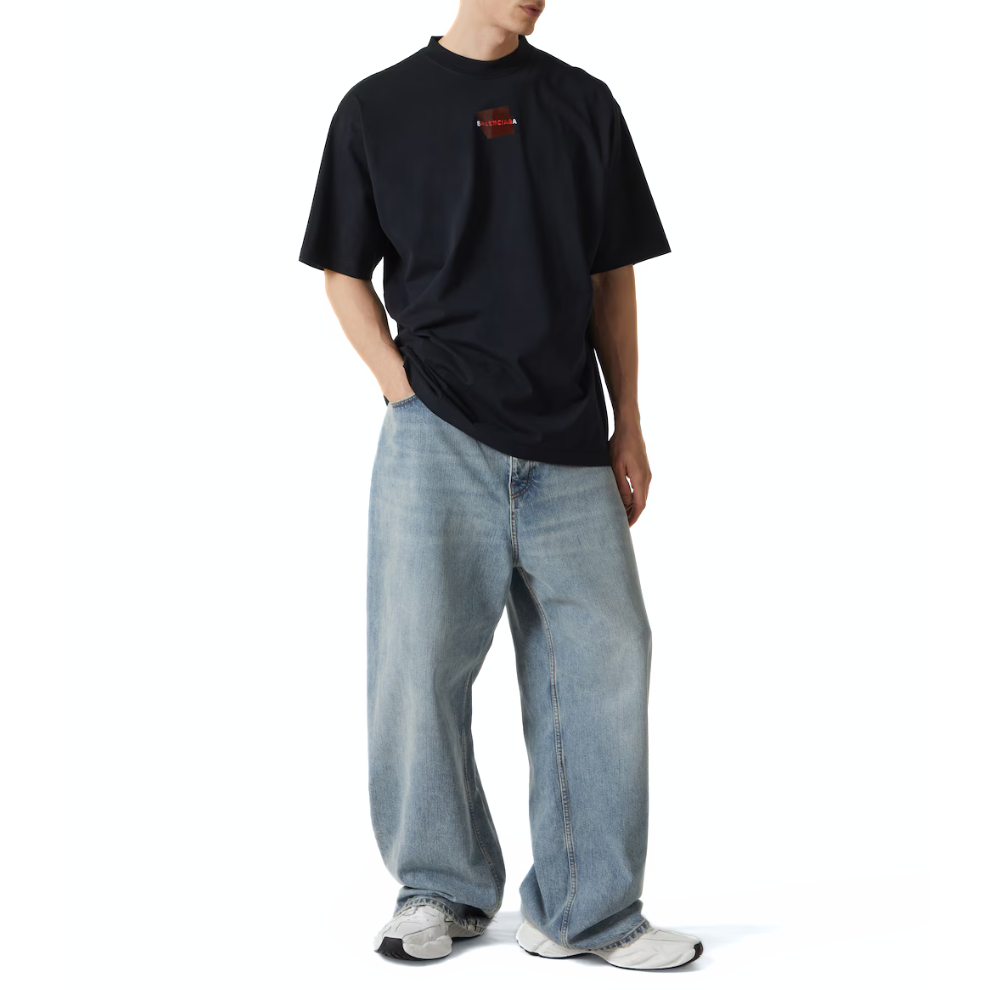 Balenciaga Logo cotton jersey T-shirt