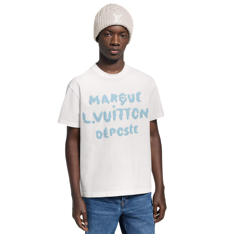 Gucci Embroidered Signature T-Shirt