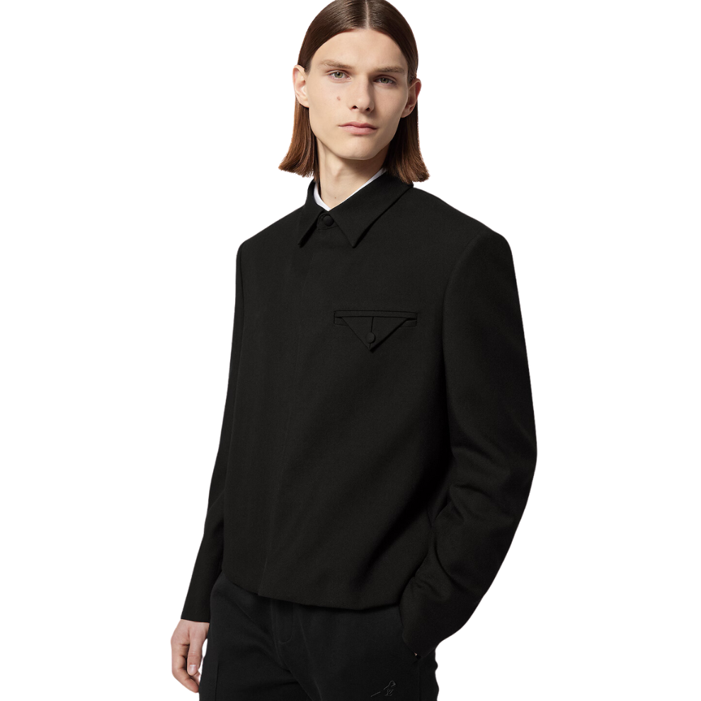 LOUIS VUITTON Embellished Wool Blouson