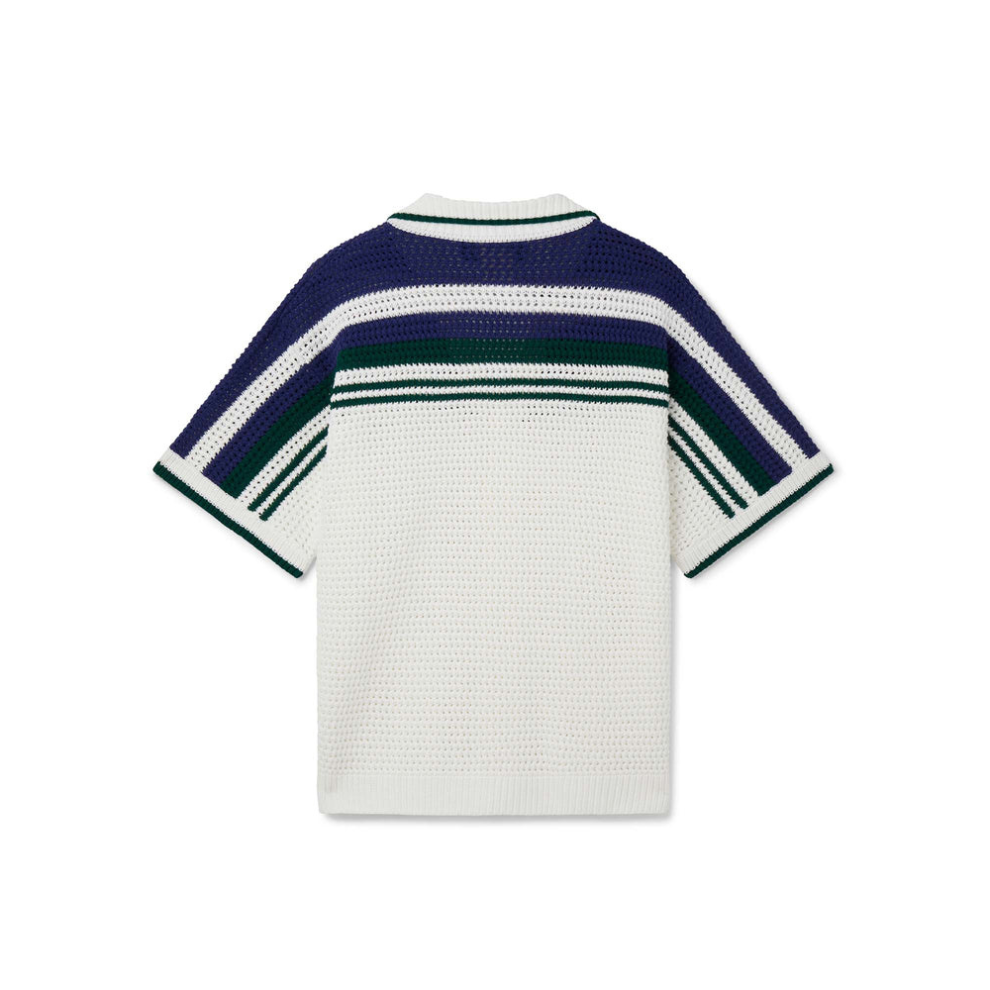 CASABLANCA Crochet Tennis Shirt