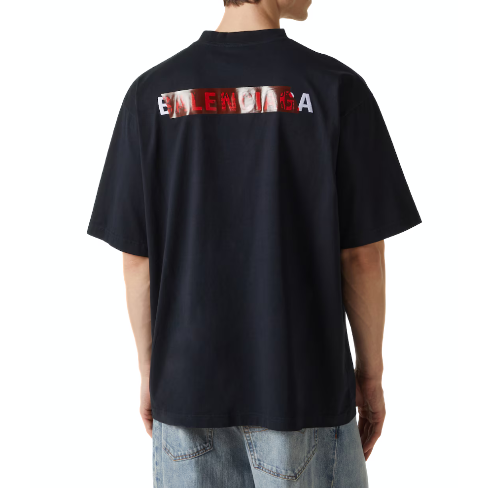 Balenciaga Logo cotton jersey T-shirt