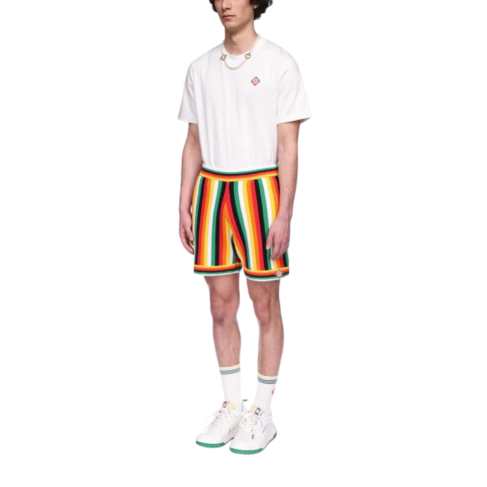 CASABLANCA Striped Towelling Shorts