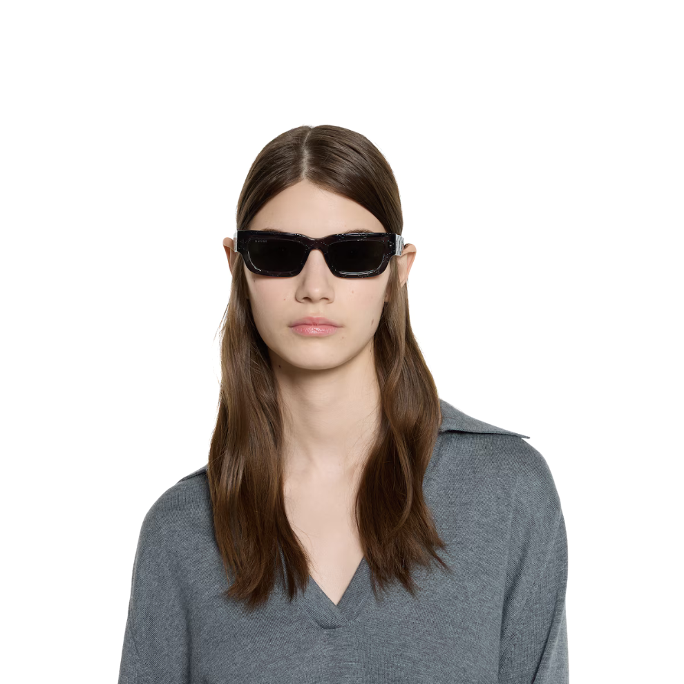 Gucci Santos Rectangular frame sunglasses