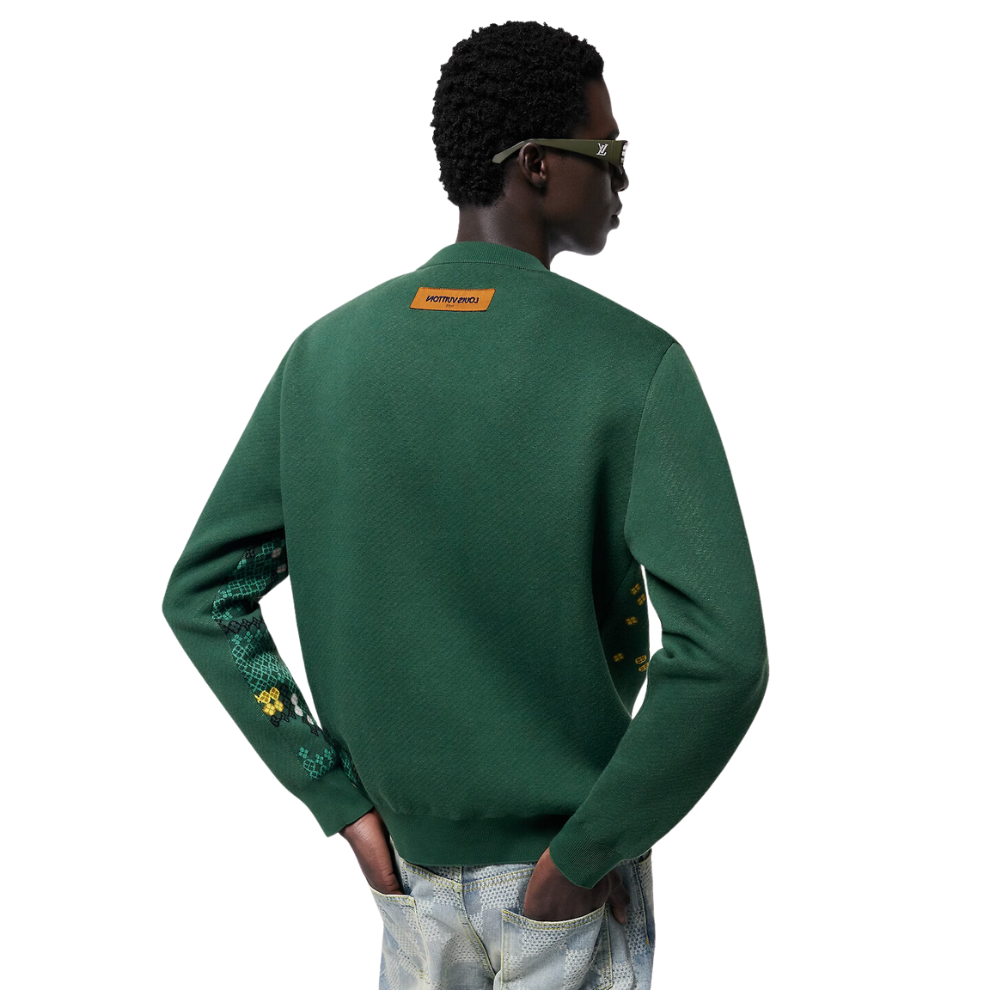 LOUIS VUITTON Cotton Jacquard Crewneck
