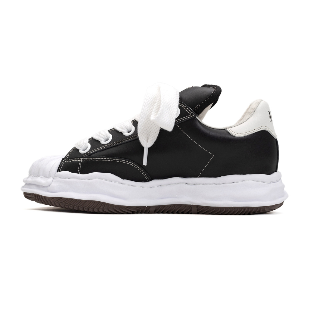 Maison MIHARA YASUHIRO"BLAKEY PUFFER" OG Sole Leather Low-top Sneaker