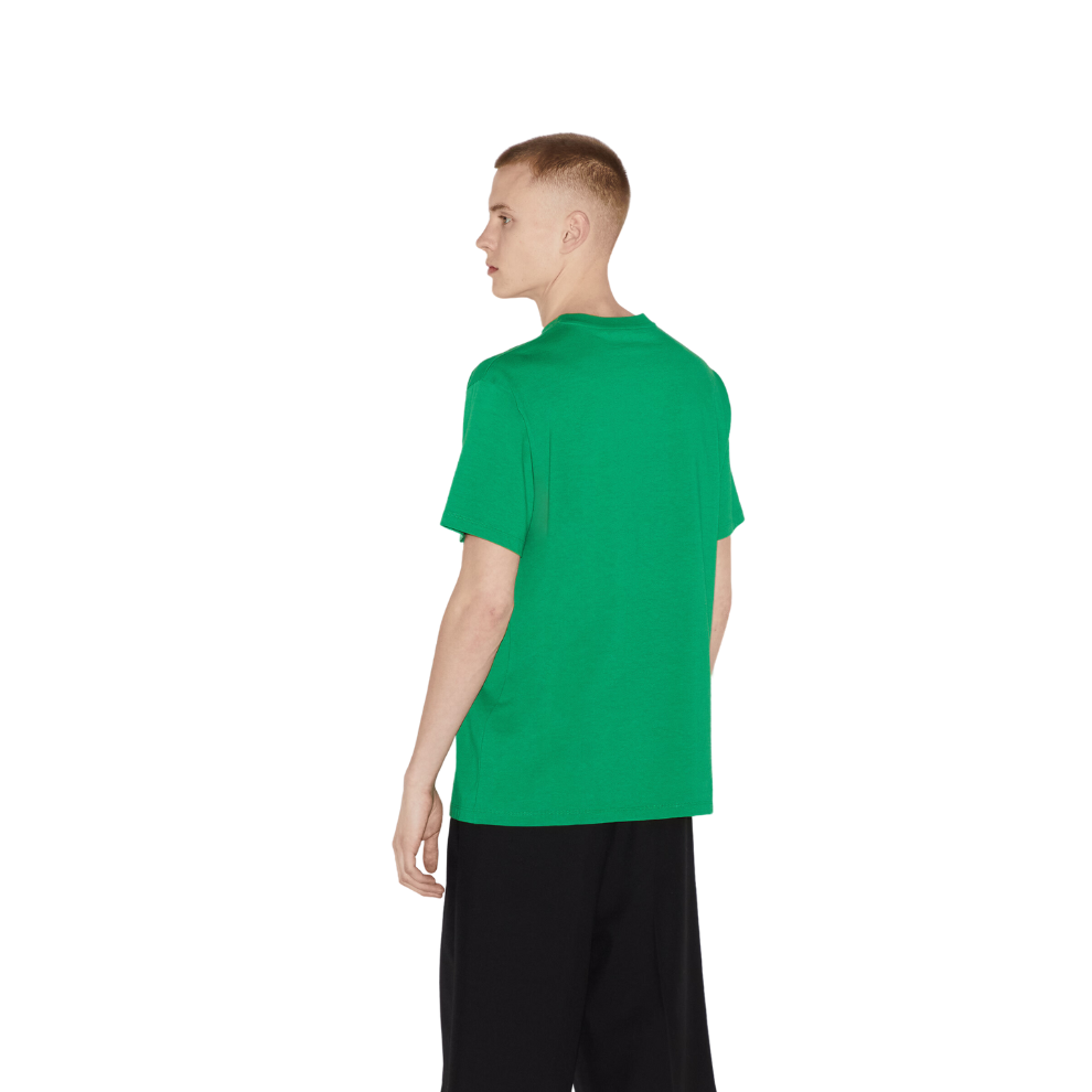 GUCCI COTTON JERSEY T-SHIRT WITH GUCCI PRINT