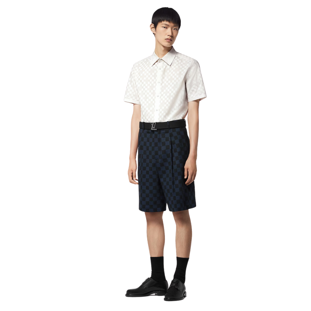 LOUIS VUITTON Short-Sleeved Cotton Shirt