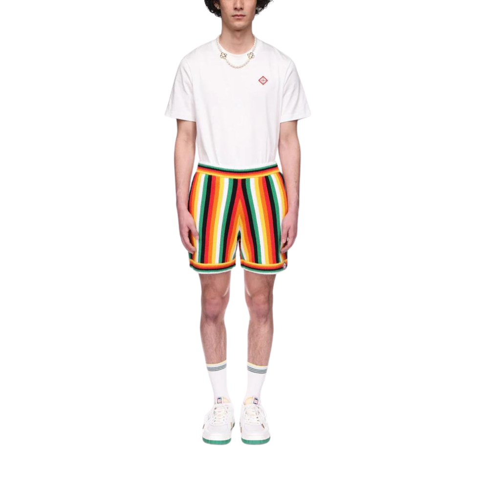 CASABLANCA Striped Towelling Shorts