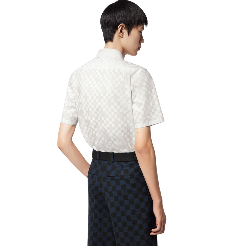 LOUIS VUITTON Short-Sleeved Cotton Shirt