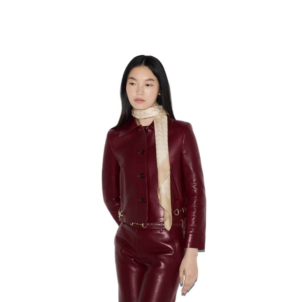 Gucci Printed silk carré