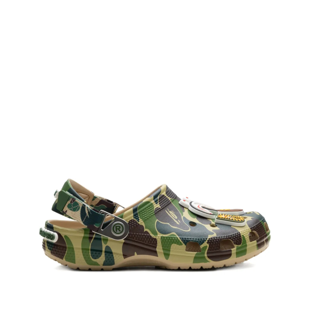 A BATHING APE® x Crocs Classic "Chai" clogs