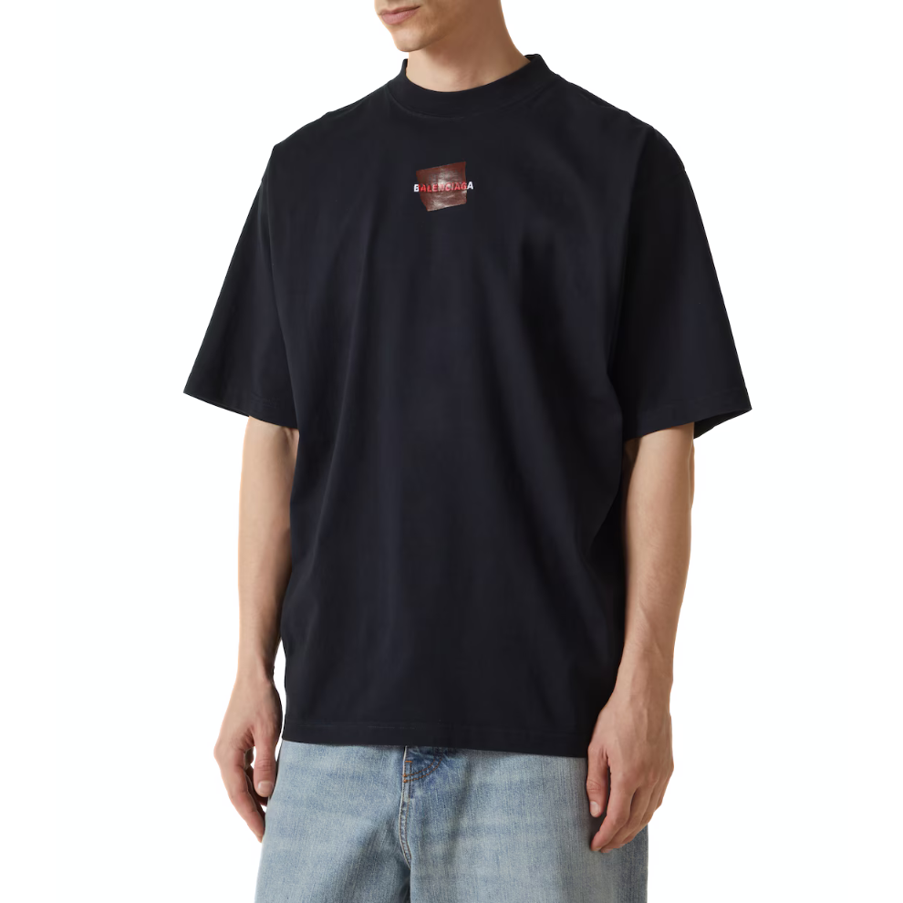 Balenciaga Logo cotton jersey T-shirt
