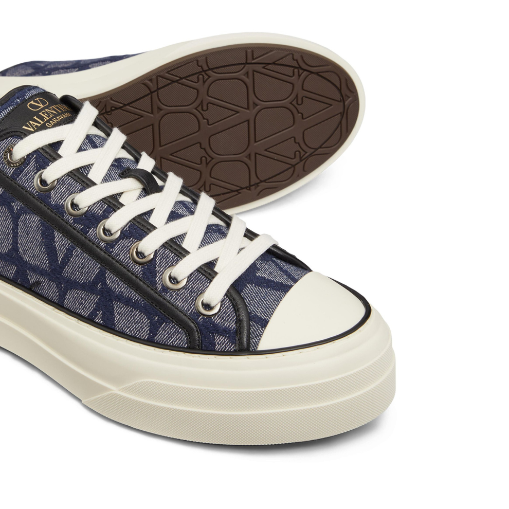VALENTINO GARAVANI DENIM-EFFECT JACQUARD TOIL