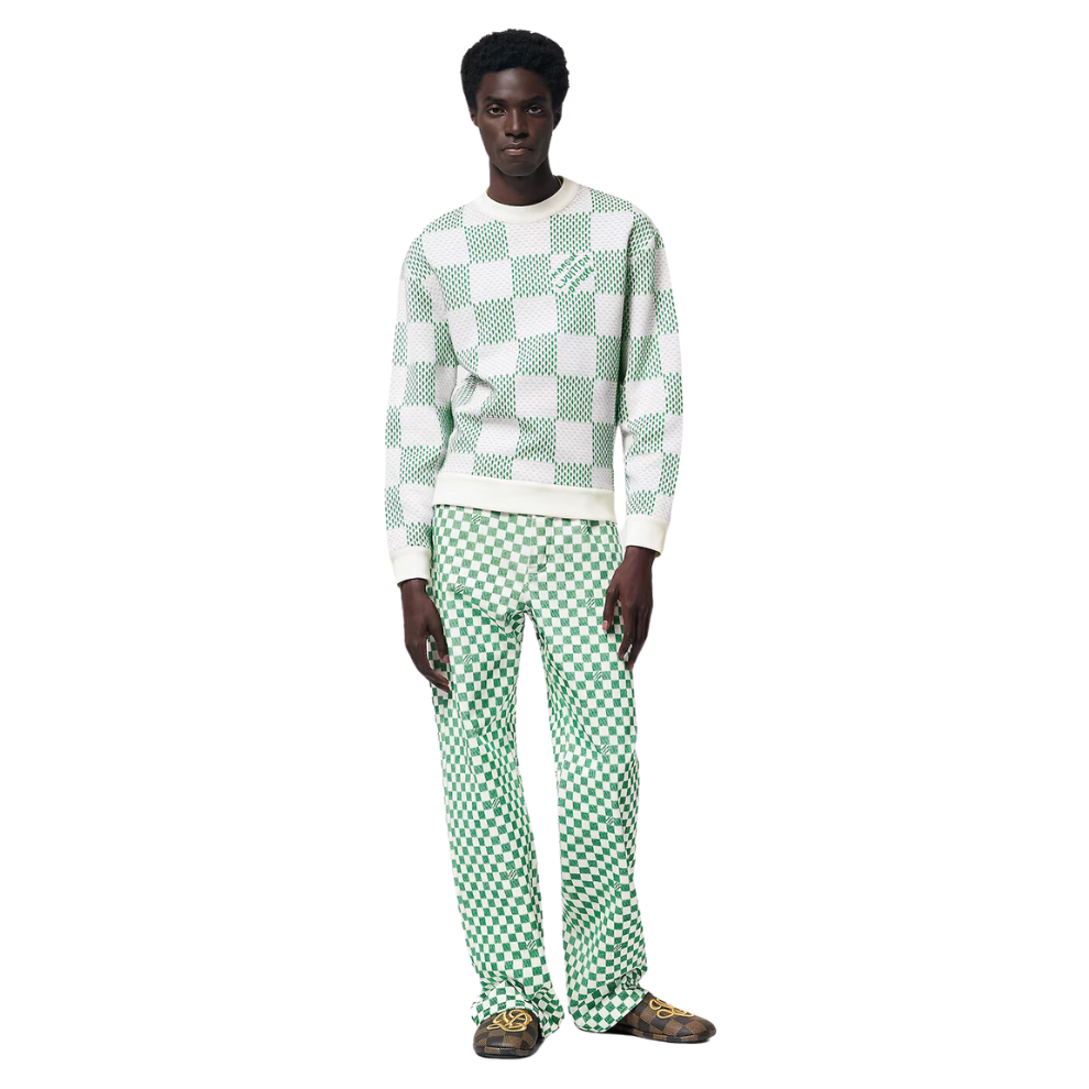 LOUIS VUITTON Damier Cotton Sweatshirt