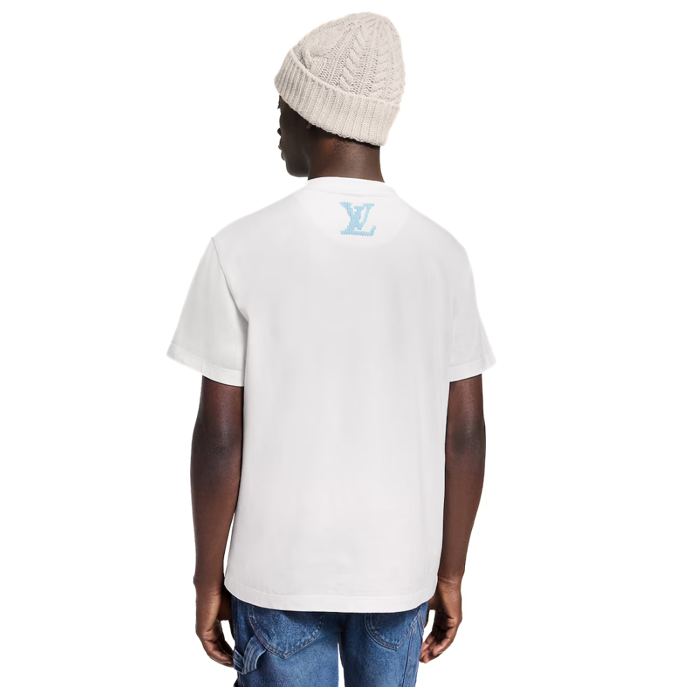 Gucci Embroidered Signature T-Shirt