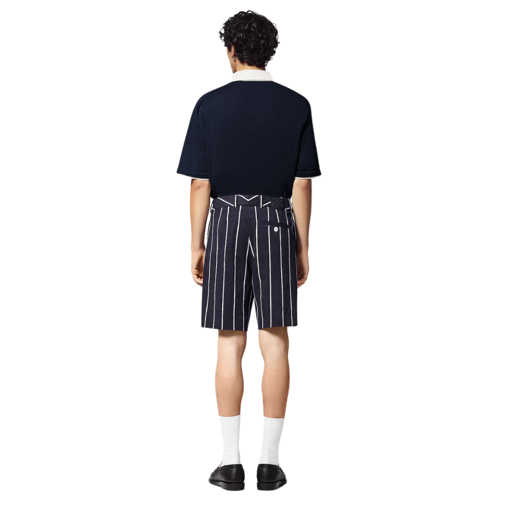 Louis Vuitton Embroidered Short-Sleeved Cotton Blend Polo Shirt