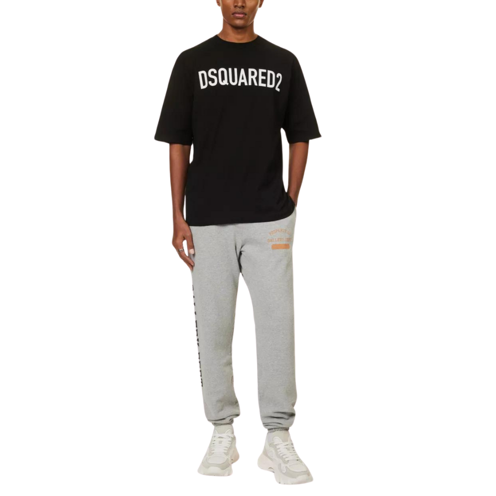 DSQUARED2 Brand-print crewneck regular-fit cotton-jersey T-shirt
