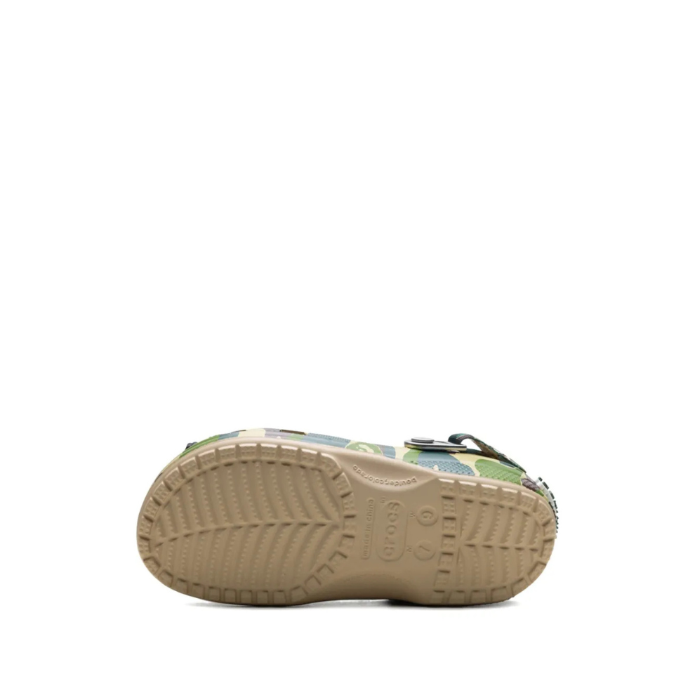 A BATHING APE® x Crocs Classic "Chai" clogs