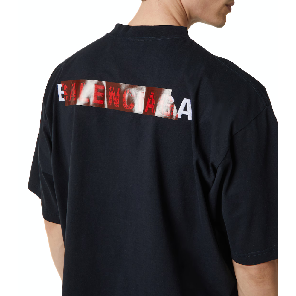 Balenciaga Logo cotton jersey T-shirt