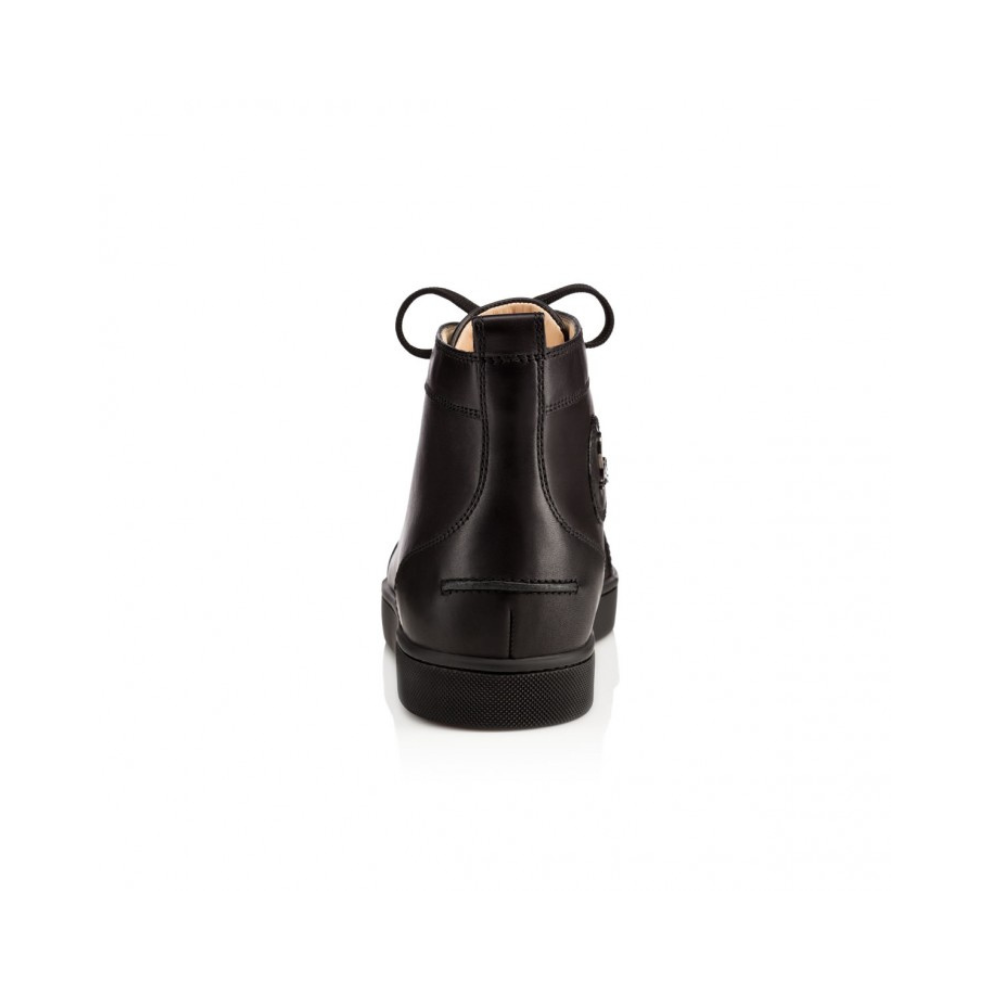 CHRISTIAN LOUBOUTIN Louis High-top sneakers - Calf leather - Black