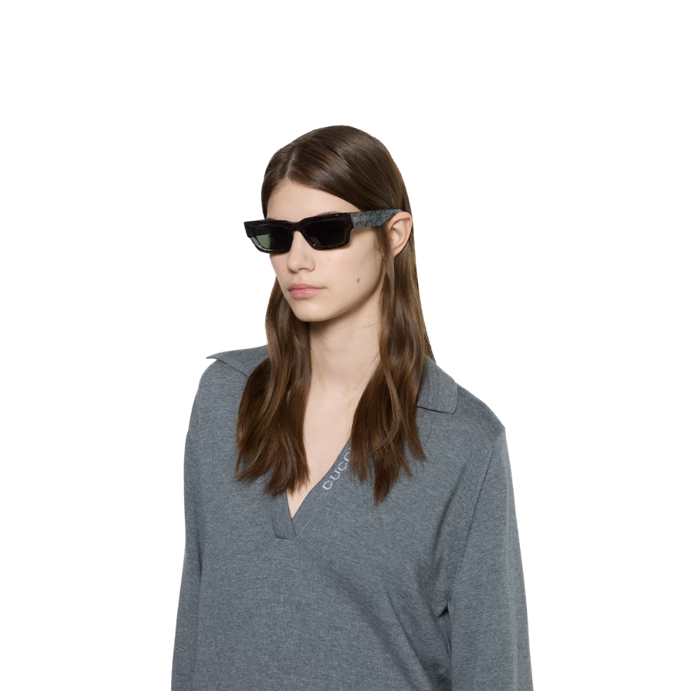 Gucci Santos Rectangular frame sunglasses
