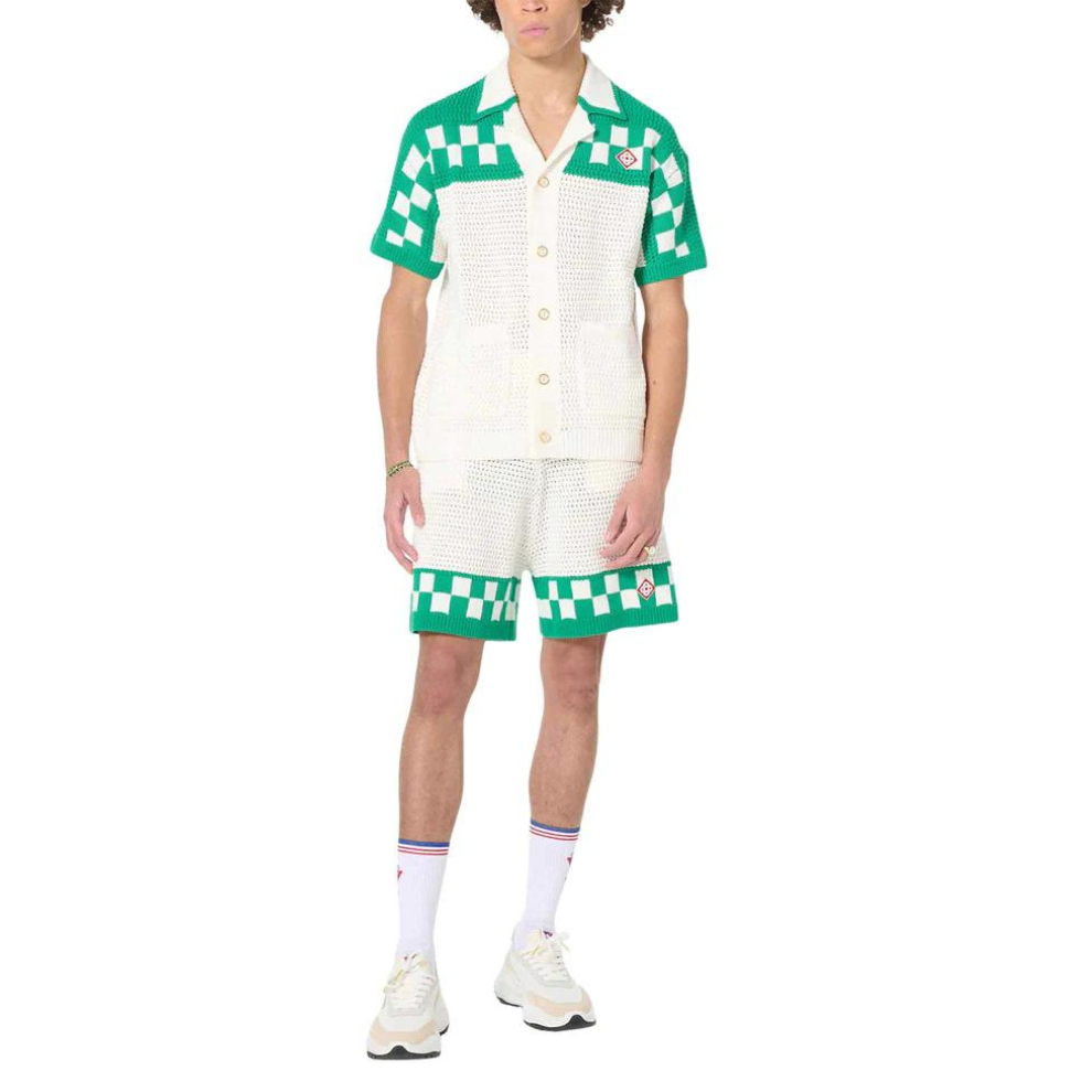 Casablanca Knitted Crochet Shirt
