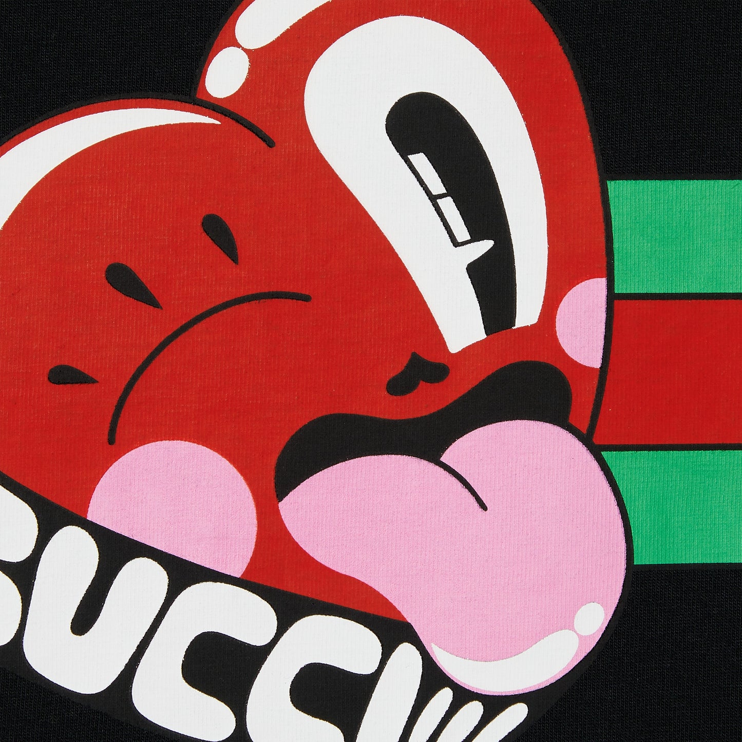 GUCCI COTTON JERSEY T-SHIRT WITH GUCCI PRINT