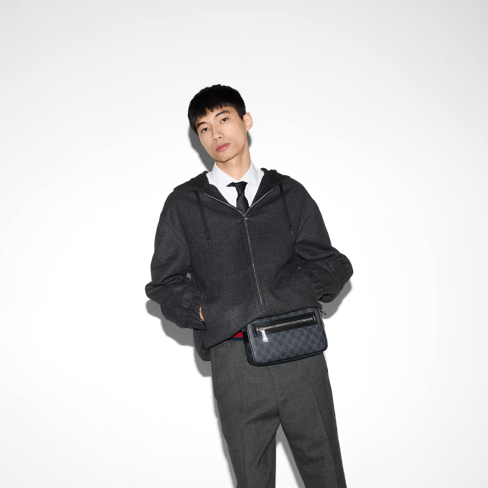 Gucci GG Black small belt bag