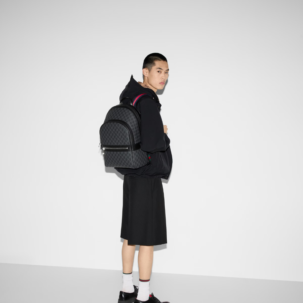 Gucci GG Black medium backpack