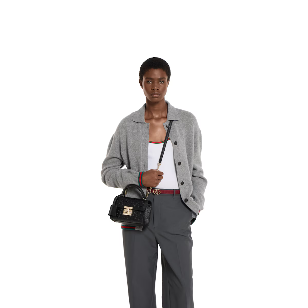 Gucci Padlock small top handle bag