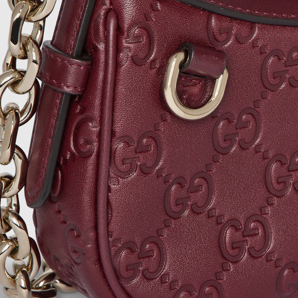 Gucci GG Emblem mini shoulder bag