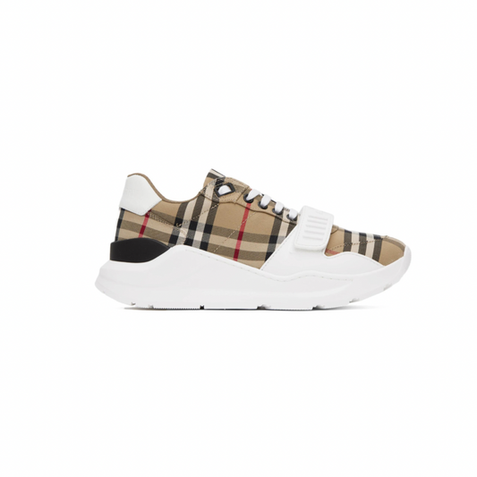 BURBERRY Beige Vintage Check Sneakers