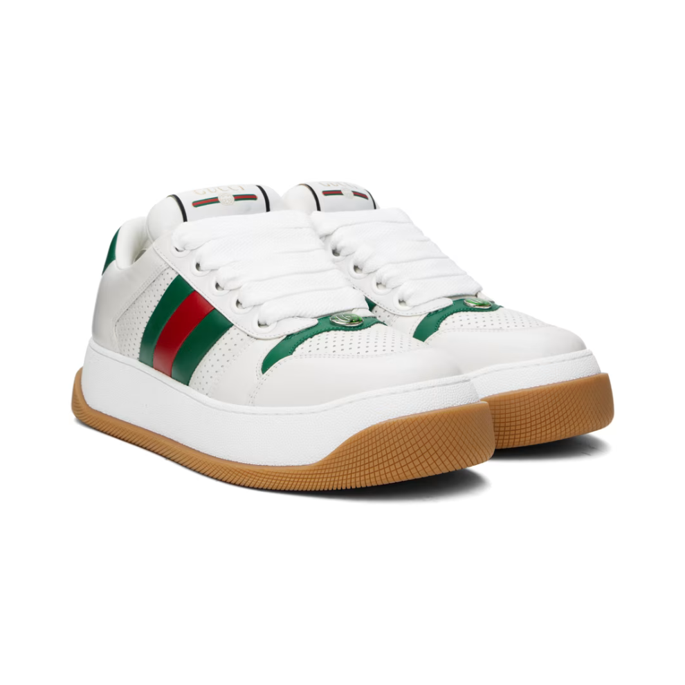 GUCCI Off-White Screener Sneakers