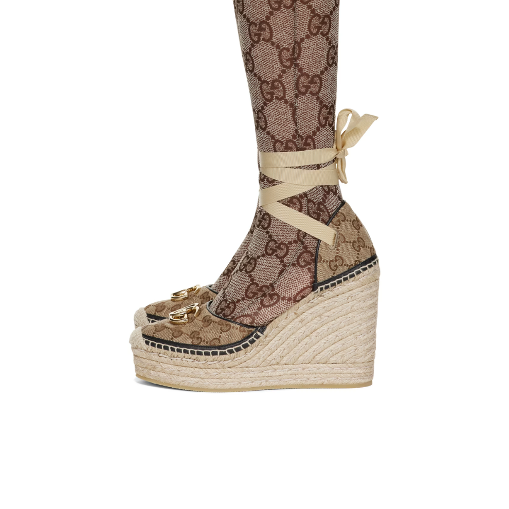 GUCCI Beige GG Espadrilles