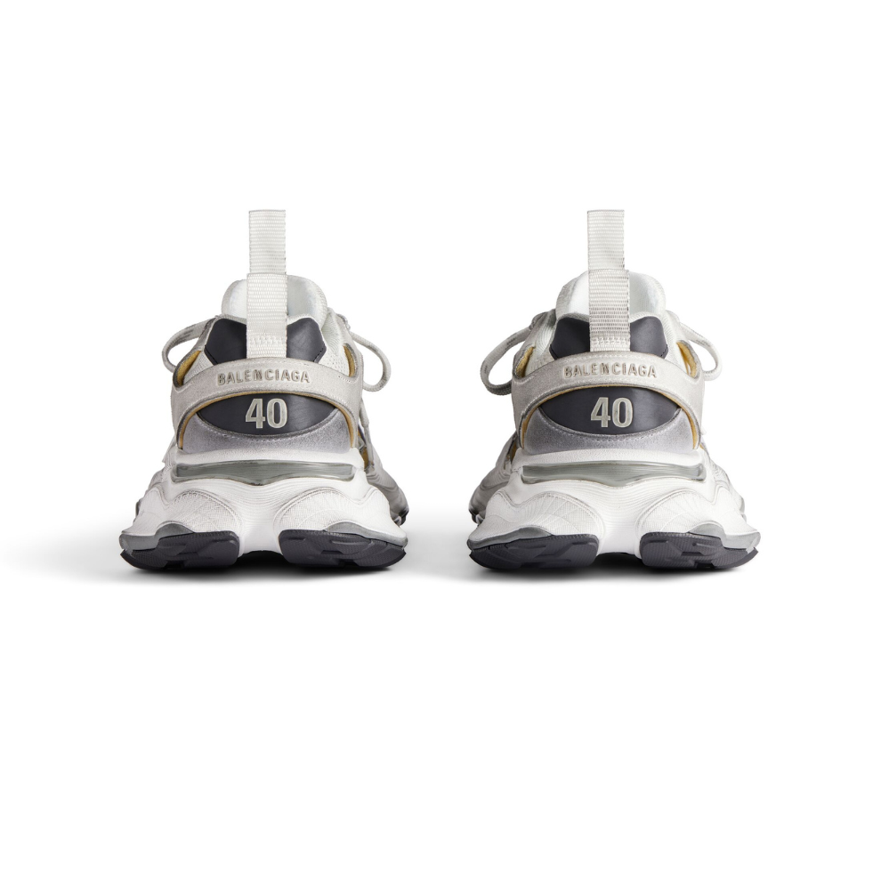Balenciaga MEN'S CARGO SNEAKER IN WHITE/GREY