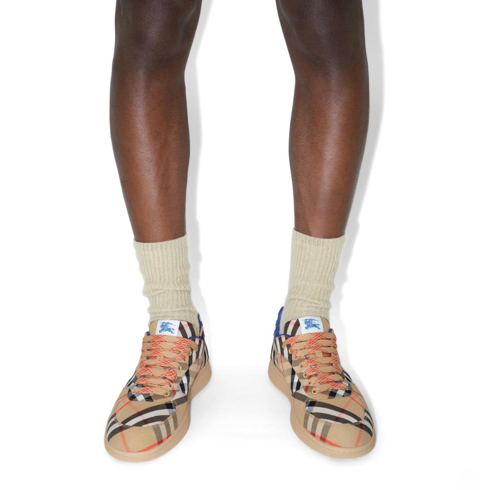 Burberry Box checked sneakers